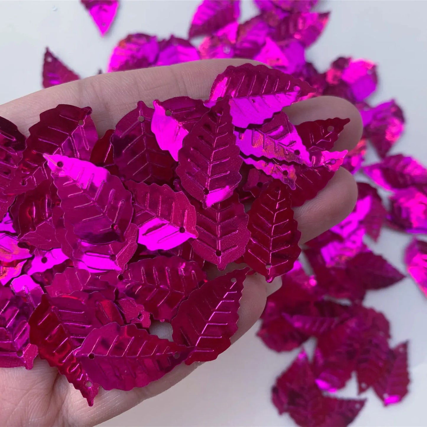 Sequins 16mm/25mm PVC Leaves Loose Sequins Sequins Sewing Wedding Decoration Accessories Crafts Decoration Accessories 10g/20g