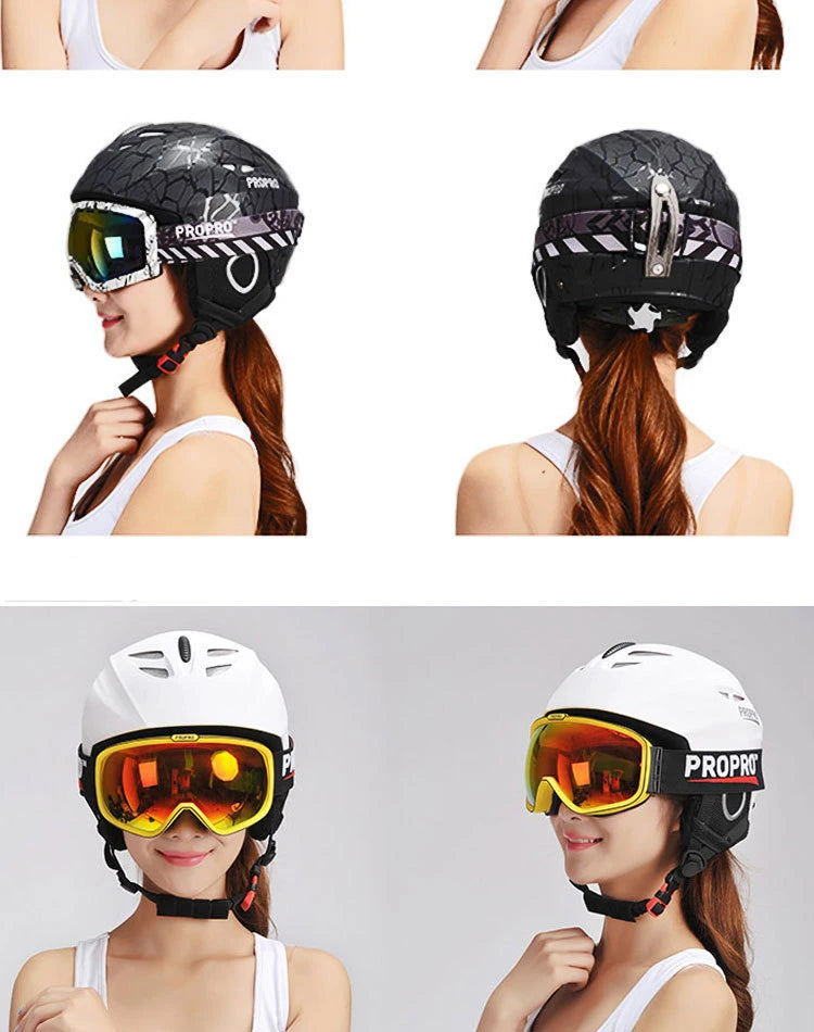 New Ski Helmet Outdoor Sports Ski Snowboard Skateboard Helmets Anti-impact Safety Cycling Snowmobile High Quality Helmet