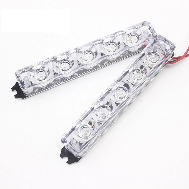 5/6LED 12V Police Strobe Light Flashing Warning Rear Brake Signal LED Lights Auto Ambulance Flash light Emergency Parking Lamp