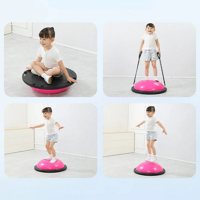 Kids Sensory Training Equipment – Wave Speed Balls and Half Circle Balance Ball, Physical Fitness Tools for Early Education.