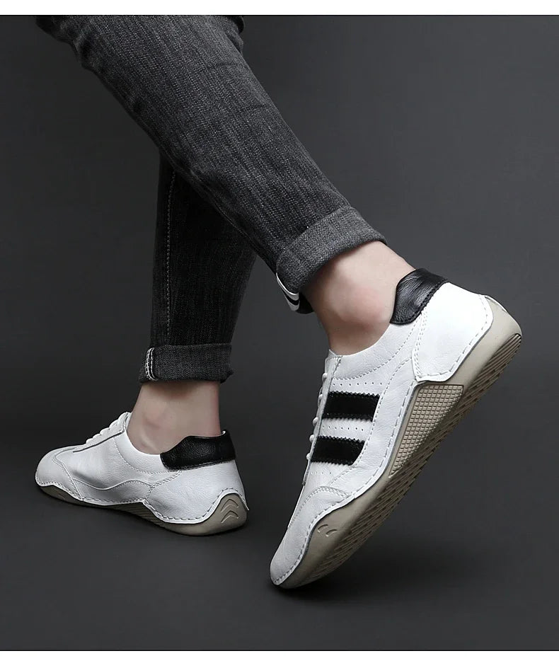 Tennis Men Leather Shoe Natural Cowhide Leather Shoes for Men Original Man Sneakers Deals Men's Sneaker High Quality Shoes Male