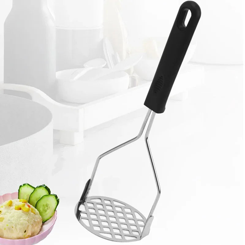 Stainless Steel Potato Masher Ricer Manual Potatoes Crusher Fruit Vegetable Pressure Mud Potato Press Tools Kitchen Gadgets