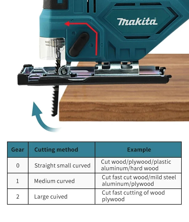 Original Makita DJV184Z Brushless Jig Saw Cordless LXT 18V Lithium Top Handle 340W Electric Saw   Power Tools Wood DJV182Z