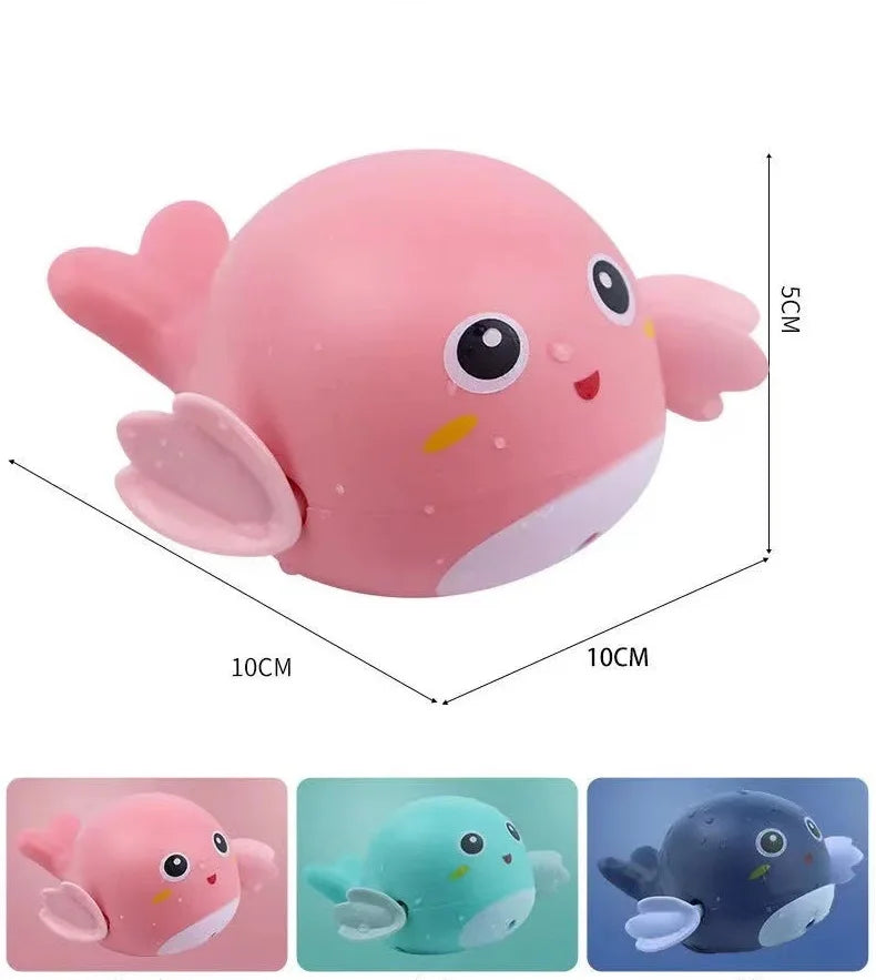 Baby Bath Toys Kids Swimming Clockwork Dolls Play Water Fun Bathing Cute Funny Children Bathroom Shower Bathtub Animals Toy