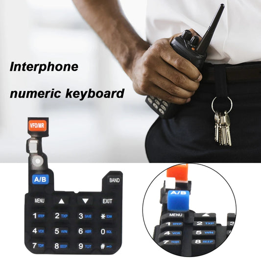 2pcs Digital Numeric Keypad Keyboard for Baofeng UV-5R UV-5RA UV-5RC UV-5RE Two Way Radio Keyboard Walkie Taklie Keypad Parts