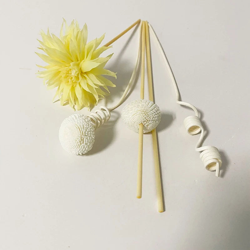 1 Set Diffuser Sticks Flower Aromatherapy Rattan No Fire Aroma Diffuser Sticks Home Living Room Aromatic Incense Supplies