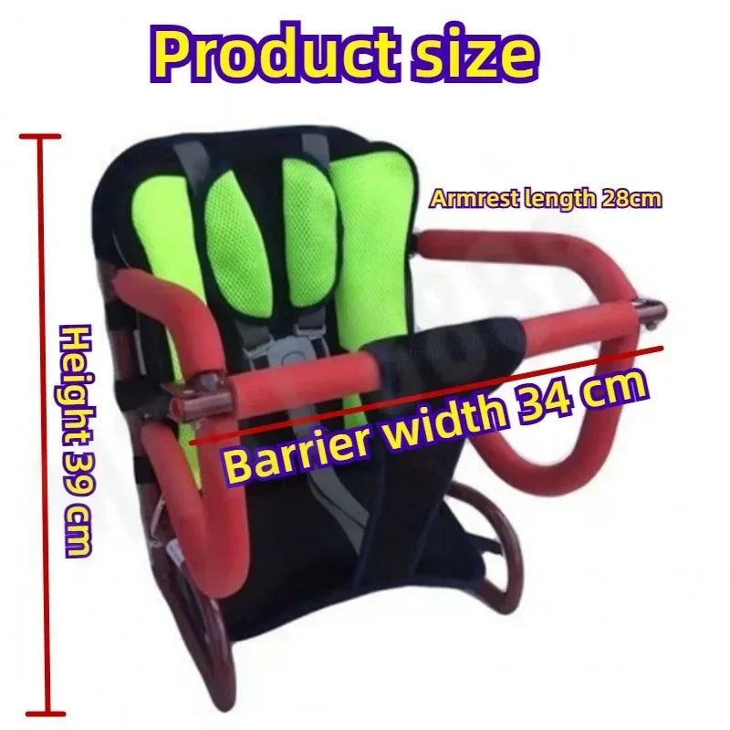 Children's Bicycle Scooter/electric Car/electric Motorcycle Baby Rear Seat Foldable Child Seat with Safety Belt