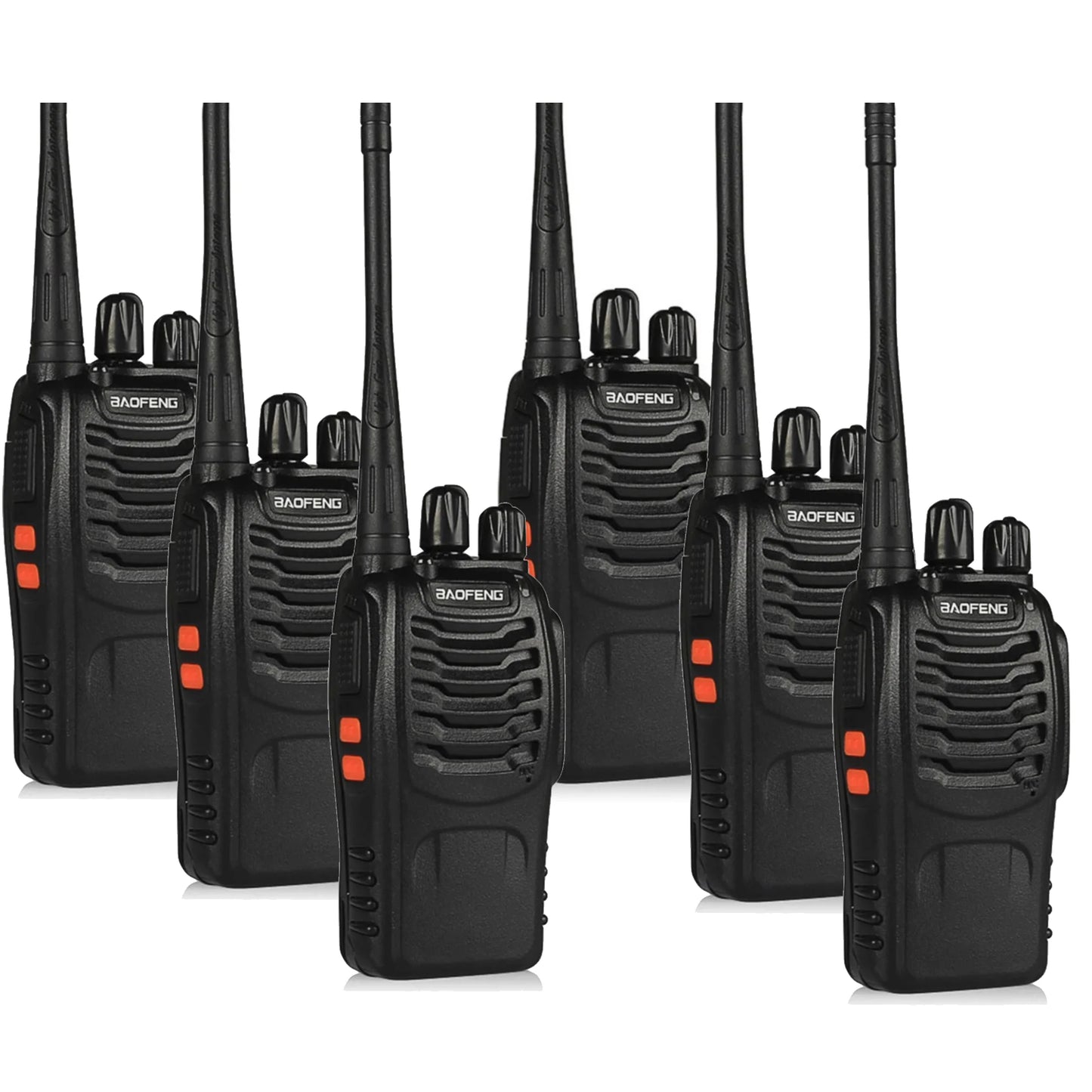 2Pcs  4PCS  6PCS  Baofeng BF-888S walkie talkie 888s UHF 400-470MHz Channel Portable two way radio 16 communication channels