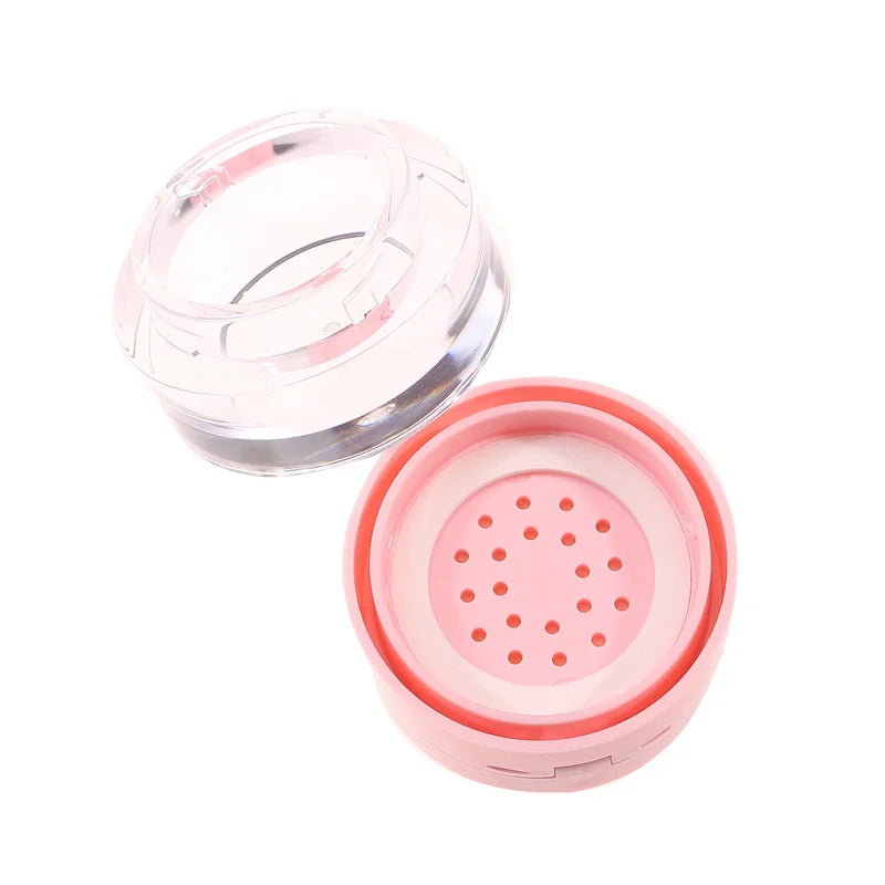 1Pc 3g/5g Portable Powder Box Empty Mini Loose Powder Container With Sieve Mirror Cosmetic Sifter Jar Travel Makeup Container