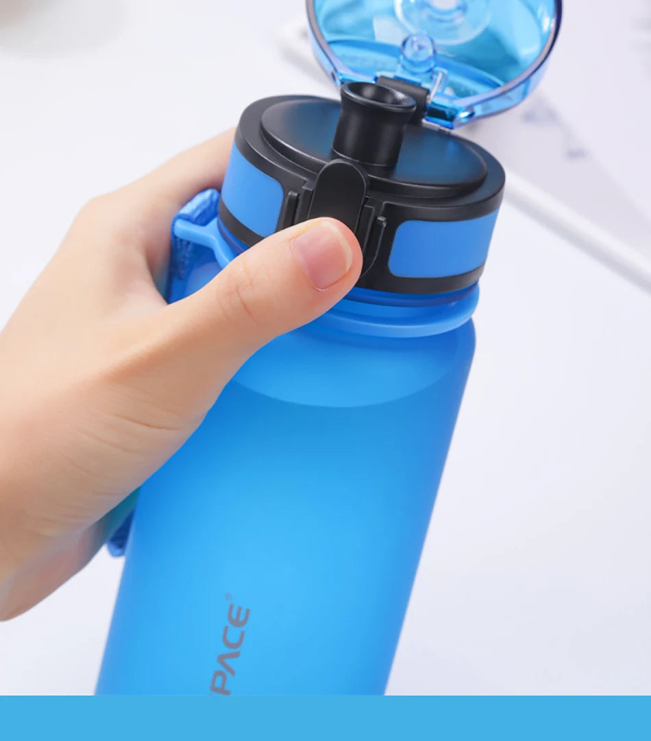 350ML Sport Water Bottle With Time Marker Girl Kids Portable Leakproof Eco-friendly No Smell Tritan Plastic Drinkware BPA Free