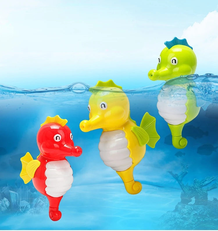 Single Sale Cute Cartoon Animal Tortoise Classic Baby Water Toy Infant Swim Turtle Wound-up Chain Clockwork Kids Beach Bath Toys