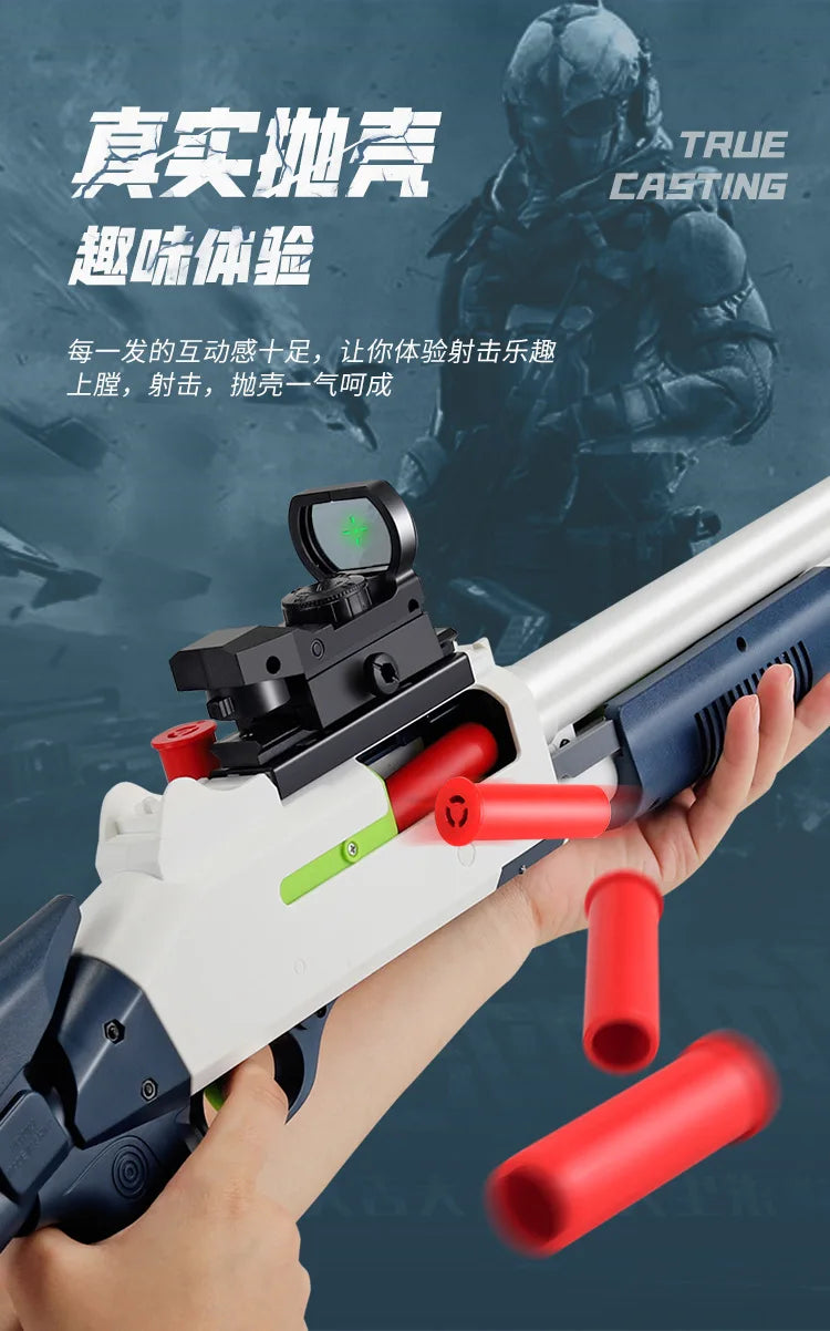 XM1014 Shell-Throwing Soft Bullet Gun Fire Shotgun Toys Blaster Gun Weapon For Shooting Nerf Guns Rifle Airsoft