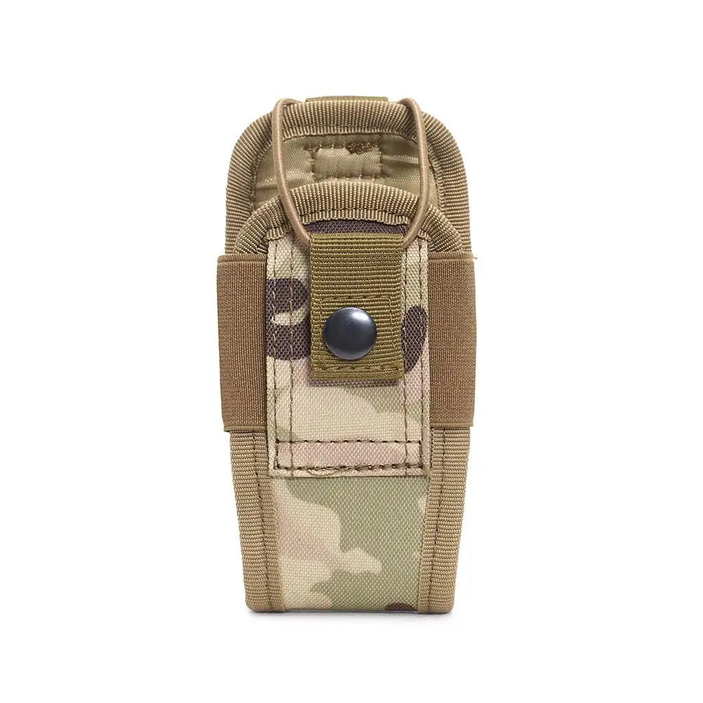 Tactical Walkie Talkie Carry Bag Molle Radio Pouch Holder Pocket Portable Outdoor Hunting Sports Waist Bag Interphone Holster