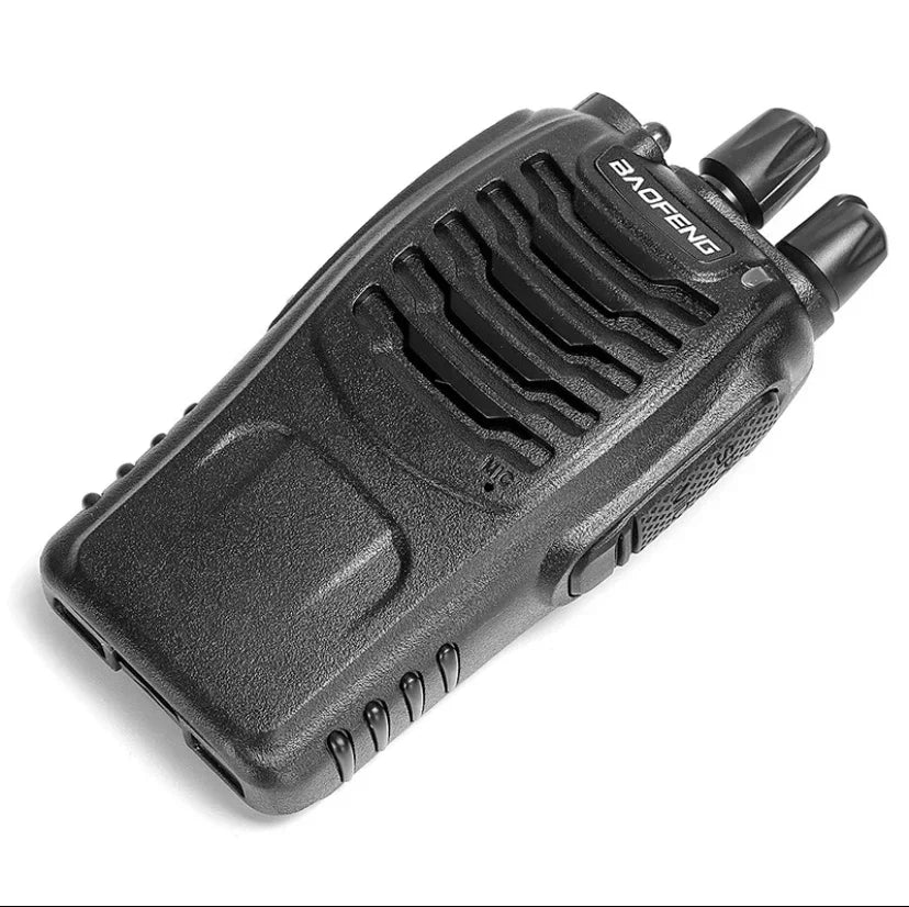 5-10km Talkie Long Range Two-way Radio ultra-long standby time Waterproof Walkie BF-888S UHF 400-470MHz 16CH VOX with Cha