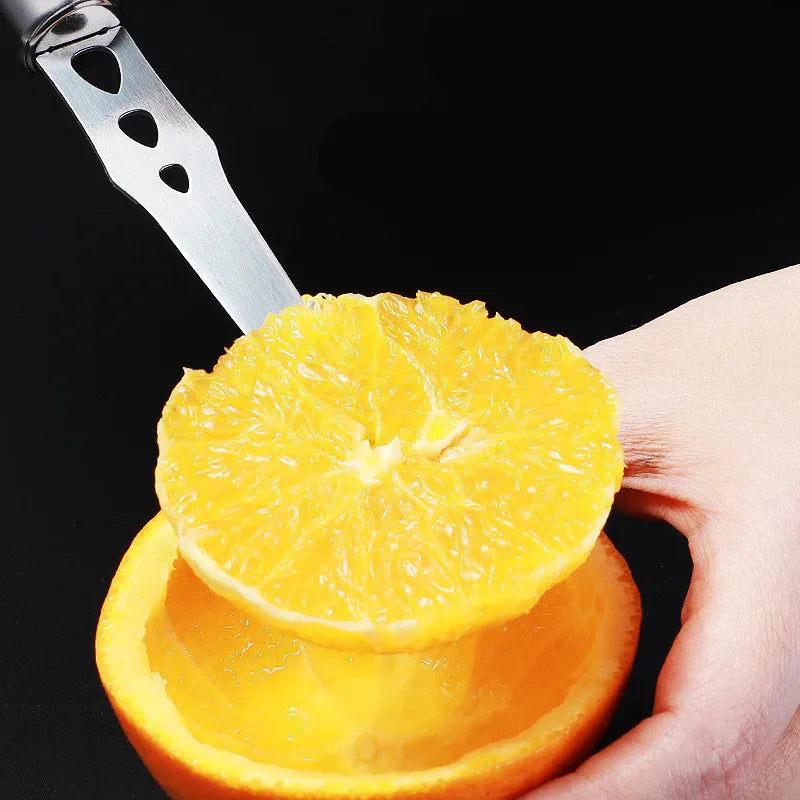 1 PC Stainless Steel Orange Peeler Manual Lemon Fruits Citrus Cutter Practical Peeling Knife Kitchen Vegetable Tools Gadgets