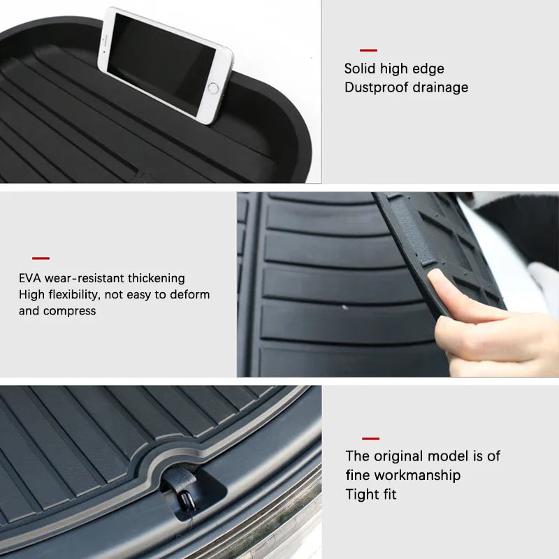 For Geely Coolray 2024 2023 2022 2021 2020 2019 SX11 X50 Car Accessories Trunk Mat Floor Tray Waterproof Cargo Boot Carpet Parts