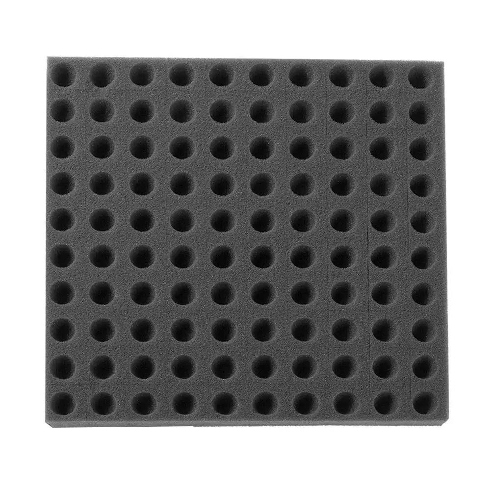 100pcs Slot Foam Hole Sponge Hydroponic Seedling Cultivation Vegetable Hollow Cross Soilless Sponge Block Garden Accessories