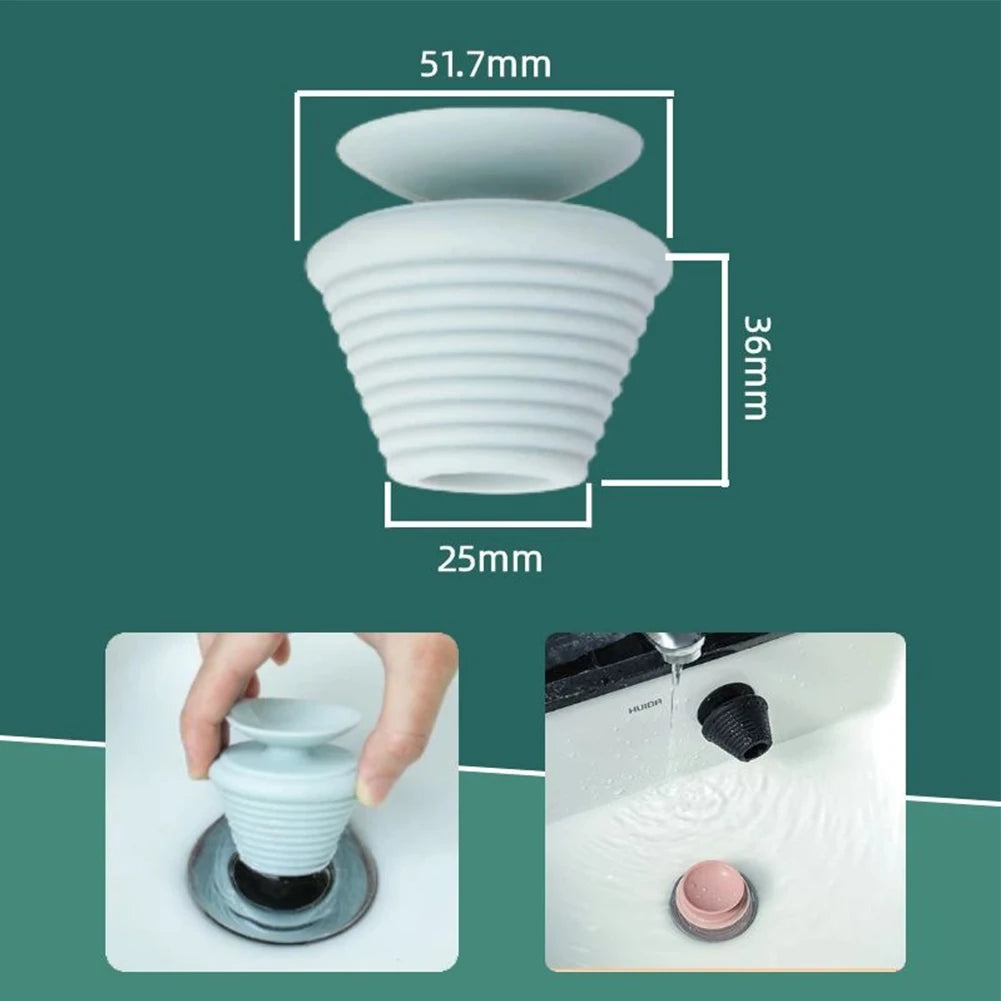 Universal Bathtub Stopper For Bathtub Bathroom Sink Drain Bath Plug Stopper For Bathroom Accessories