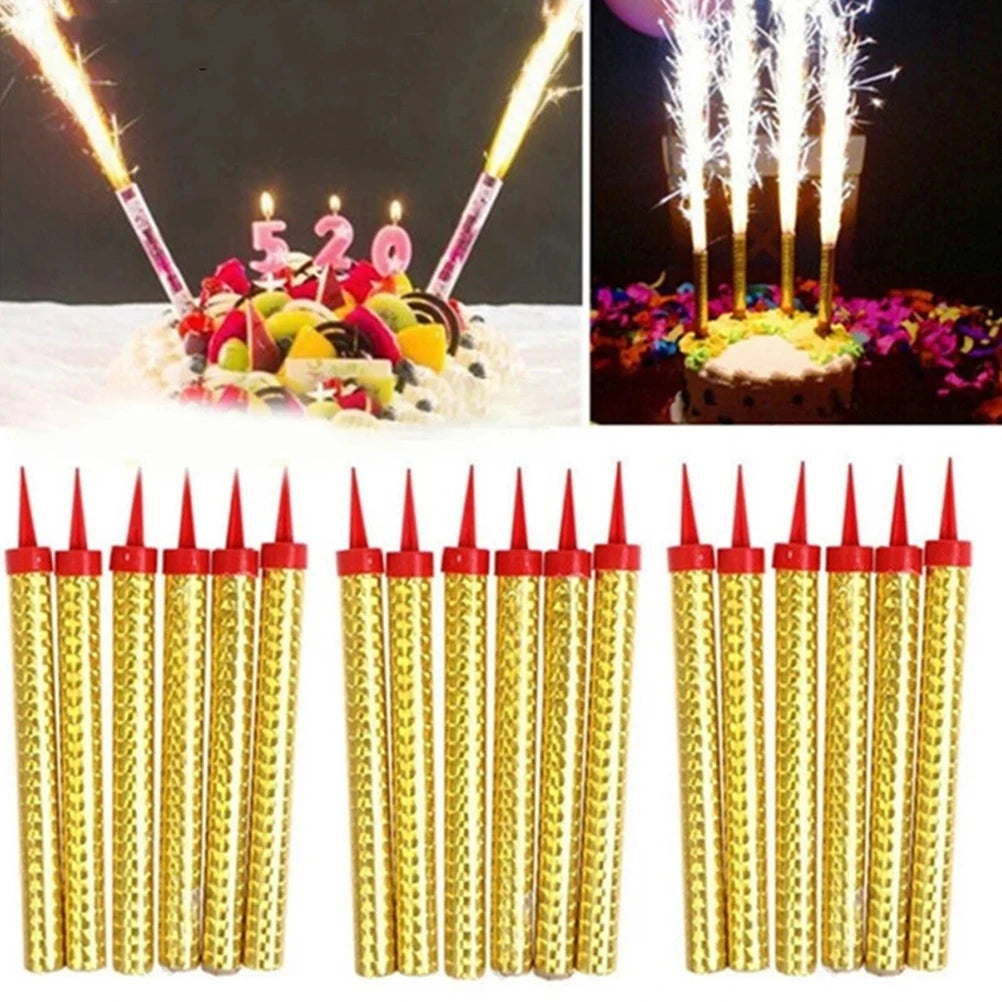 6/12pcs Birthday Cake Candles Cake Decorations Party Favors Party Gathering Cake Candles Ornament Home Holiday Decorations