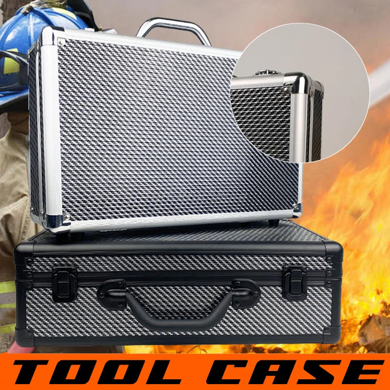 Aluminum Tool Box Waterproof Safety Equipment Instrument Case Storage Box Large Hard Case Toolbox Aluminum Tool Case Suitcase