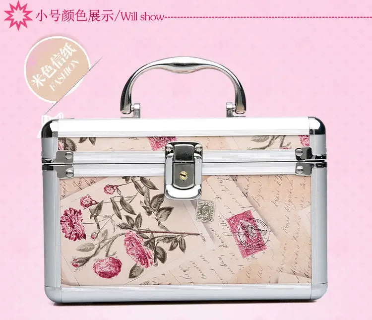 New Beauty Makeup Box Artist Professional Cosmetic Cases Make Up Tattoo Nail Multilayer Toolbox Storage Organizer Suitcase Bag