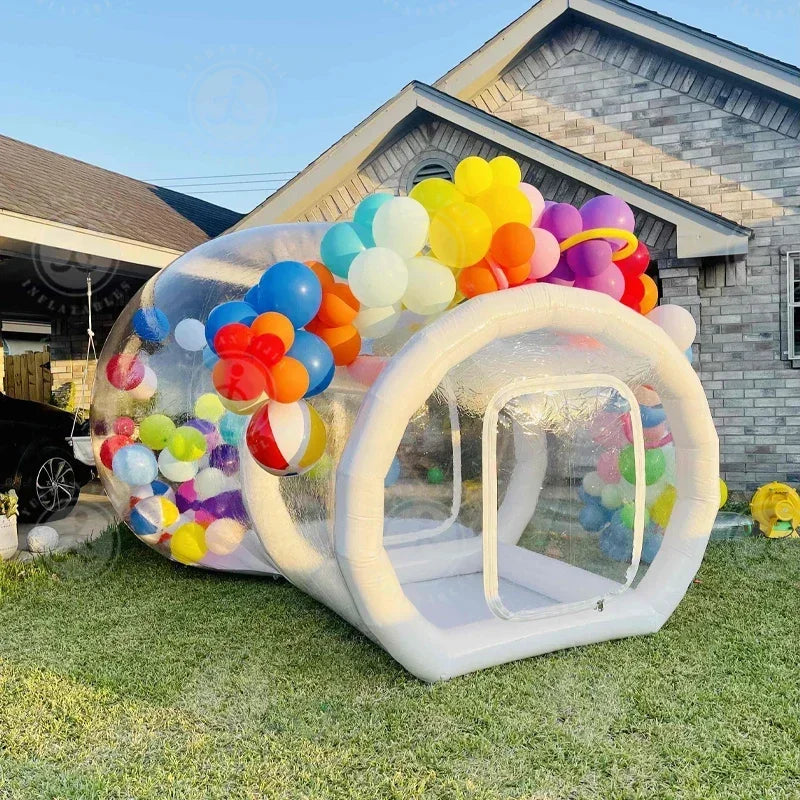 2.5M/3M/3.5M Inflatable Castle Bubble House With Blower Clear Dome Tent Wedding Party Event Photography backdrop Kids toy gift