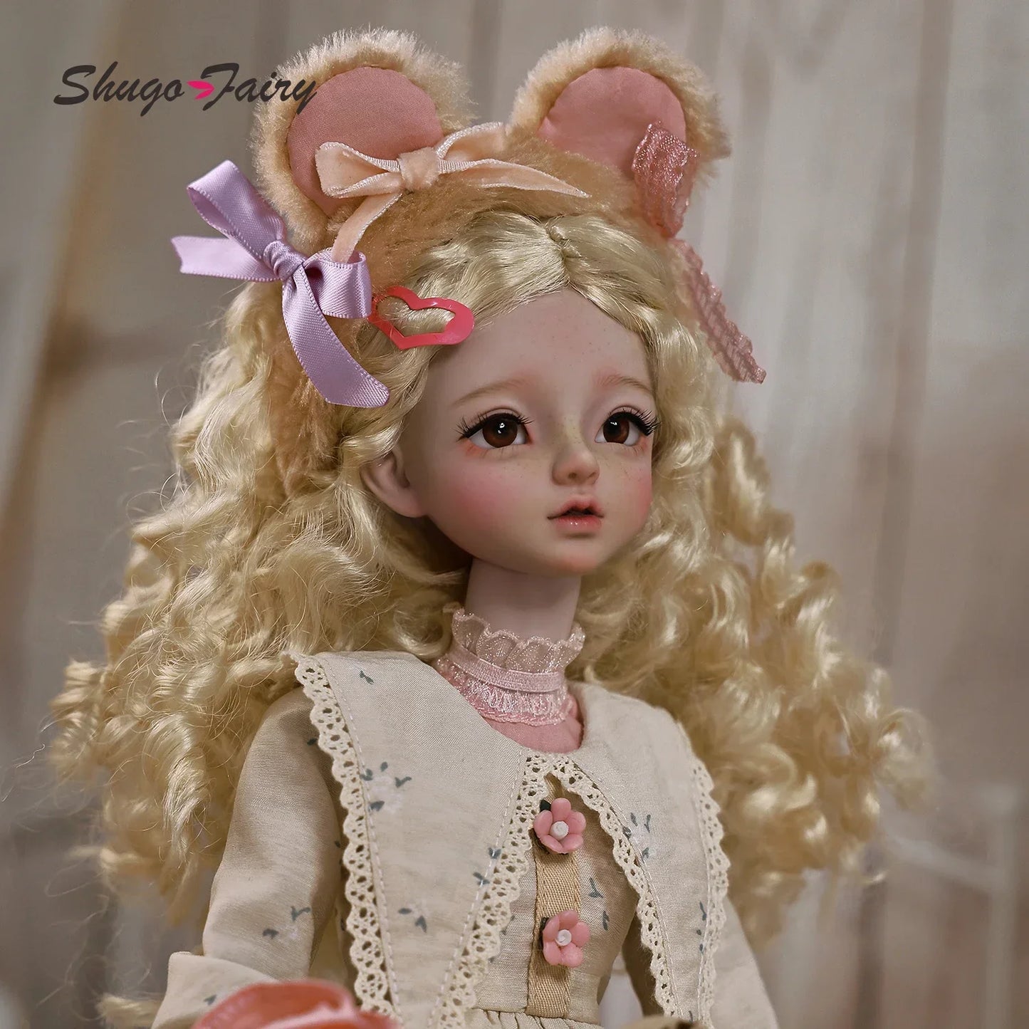 ShugaFairy Liano Bjd Doll 1/4 Head Bariy Body Village Garden Style Joint Body Baby Toys Girls BJD Dolls