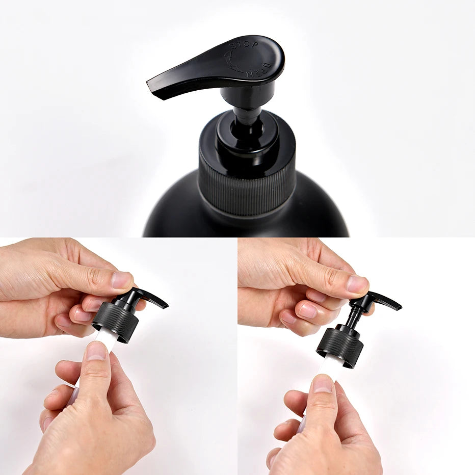 500ml Dish Soap Bottle Dispenser Refillable Bathroom Hand Soap Shampoo Shower Gel Liquid Sub Bottling Kitchen Accessories