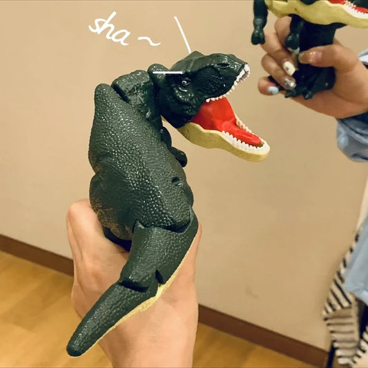 Children Dinosaurio Zazaza Plush Toy Creative Hand-operated Telescopic Spring Swing Dinosaur Fidget Toys Christmas Gifts for Kid