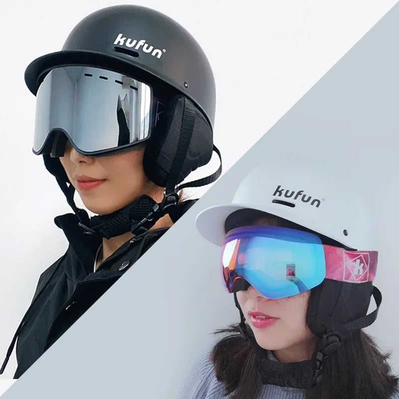 Professional Ski Helmets Women Men Ski Skateboard Snowboard Motorcycle Snowmobile Helmets High Quality Ultralight Safety Helmets