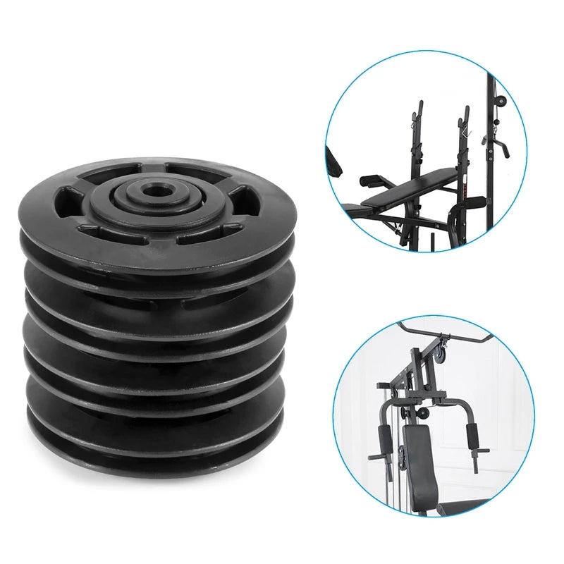 4Pcs 95Mm Universal Bearing Pulley Wheel Cable Fitness Equipments Accessories Gym Equipment Part Wearproof Tool With Long Servic