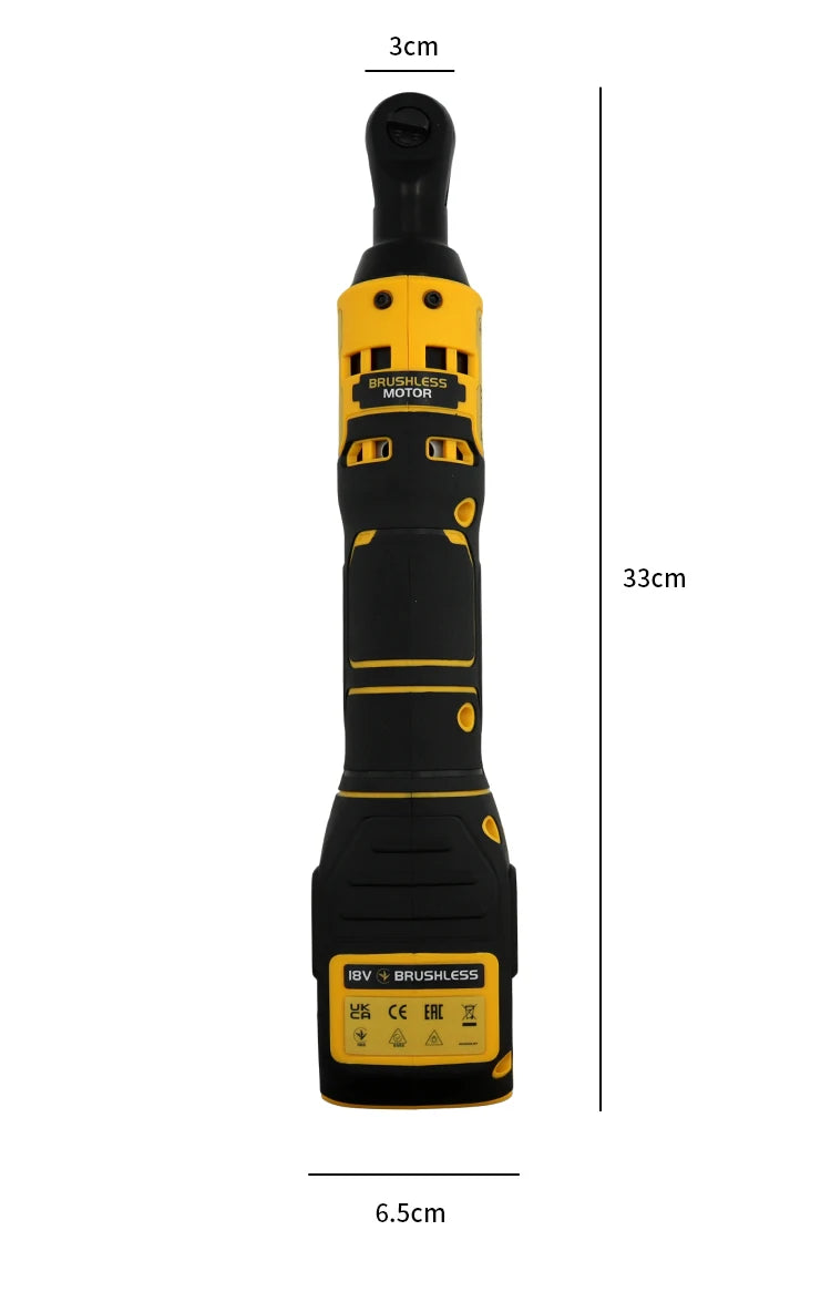 DEWALT DCF512 Brushless Cordless 1/2  3/8  Ratchet Wrench Compact Engineered Variable Speed Control   20V Battery Power Tool