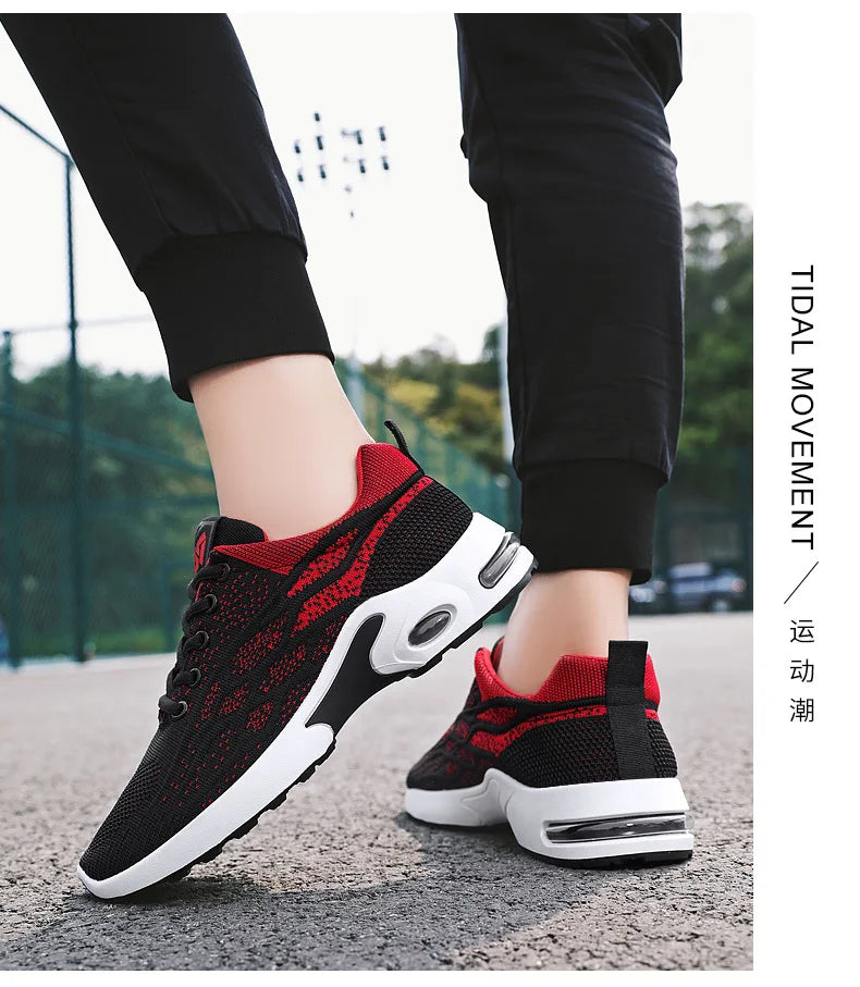 Hot New men Shoes trend men's shoes breathable lace-up running shoes Korean version light casual sports shoes