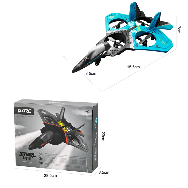 Four-rotor Drone RC Aircraft fighter aircraft model glider foam drone children primary school boy toy plane