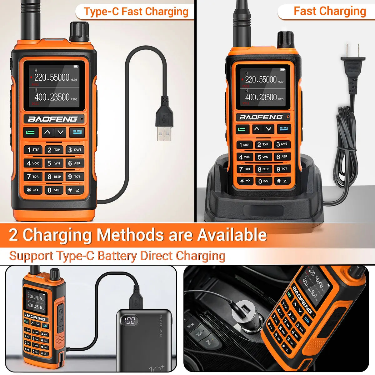 Baofeng UV-17 Pro V2 Wireless Copy Frequency Tri Band Waterproof Powerful Walkie Talkie Long Range UV-5R UV S9 Two Way Radio