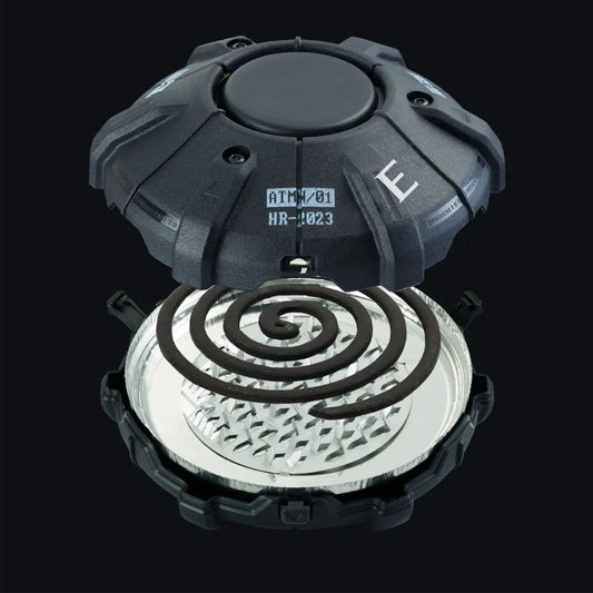 Tactical Anti Tank Mine Model Mosquito Coil Box Creative Military Style Mosquito Incense Box Props Outdoor Camping Gear AQB165