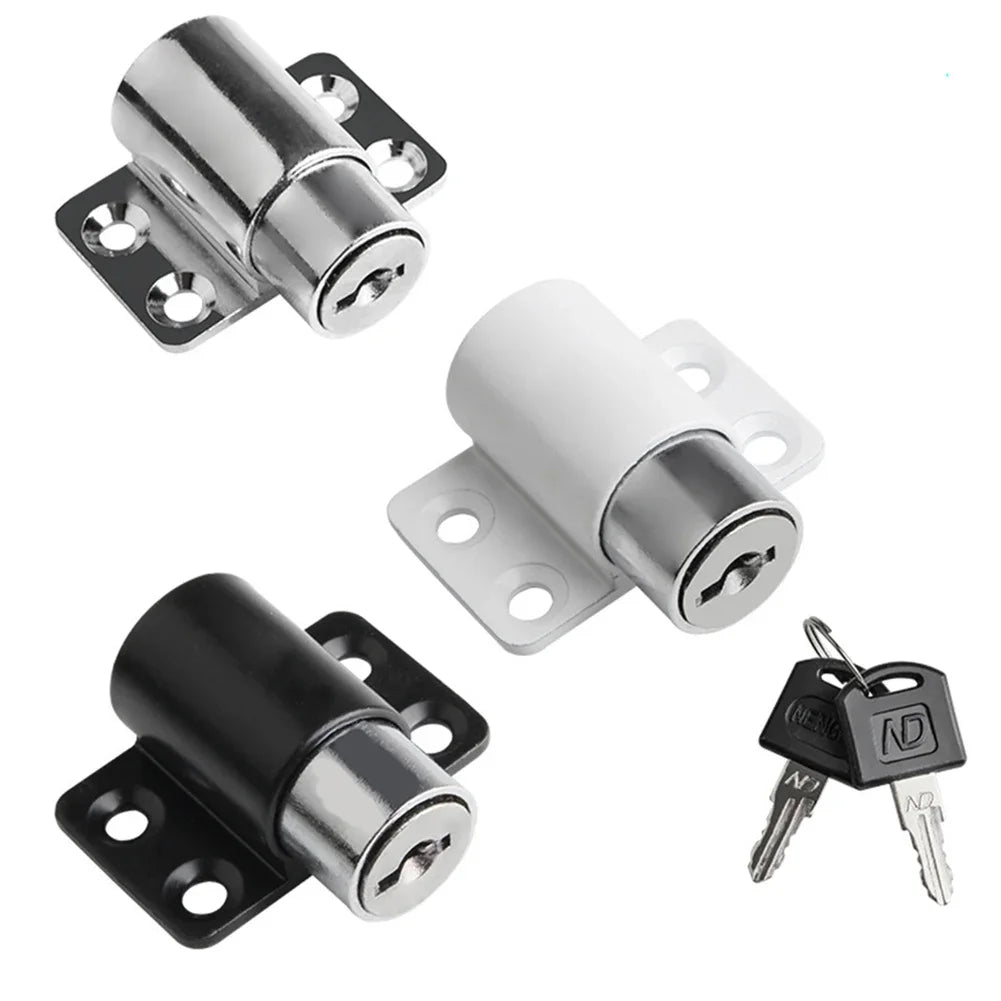 Home Room Door Lock Safty Locking Lock With Key Protection Security Set Sliding Sash Universal Window Hardware Anti-theft