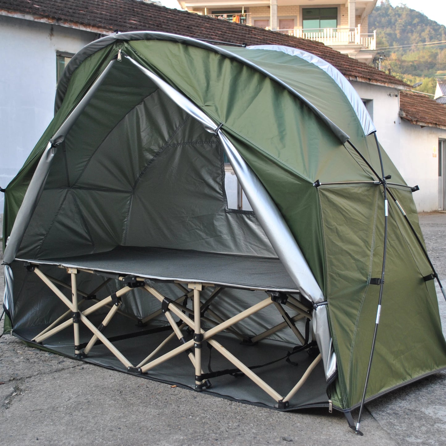 Durable Trekking tent Outdoor Individual tent,CZX-725 1 persone tent not include the cot,1 person tent,bike tent for storage