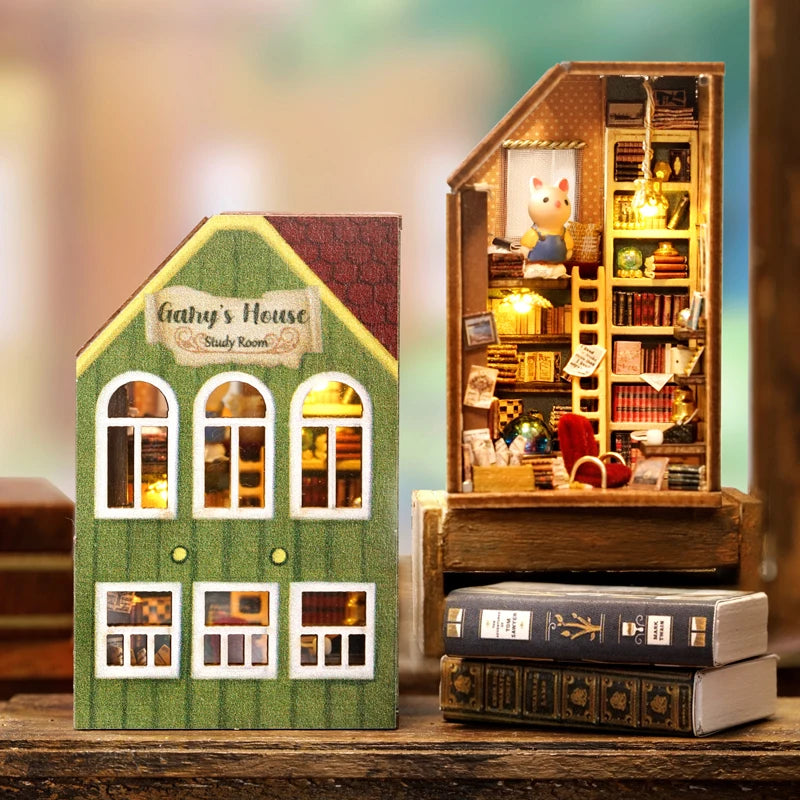 New Diy Mini Home Dollhouse With Furniture Light Miniaturas Doll House Casa Miniature items For Toys Birthday Gifts