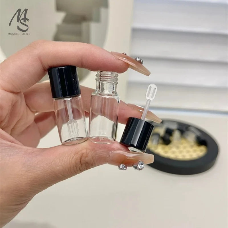 2-10Pcs 4/5ml Liquid Foundation Subpackage Bottle Thickened Glass Bottles Non Fragile Portable Travel Cosmetics Subpackage Tools