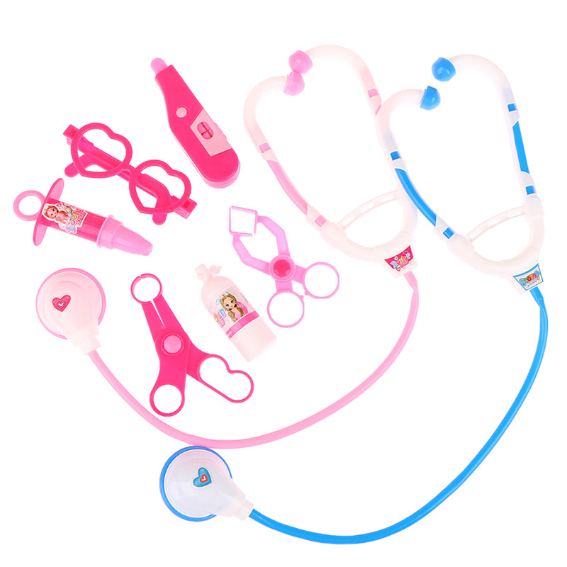 7Pcs Kids Play Doctor Game Early Educational Toys Pretend Doctors Kit Child Stethoscope Cosplay Toy