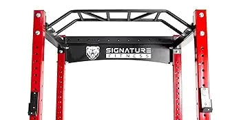 Fitness 1,000 Pound Capacity 3” x 3” Power Cage Power Rack Squat Stand, Includes J-Hooks and Safety Spotter Arms, Opti