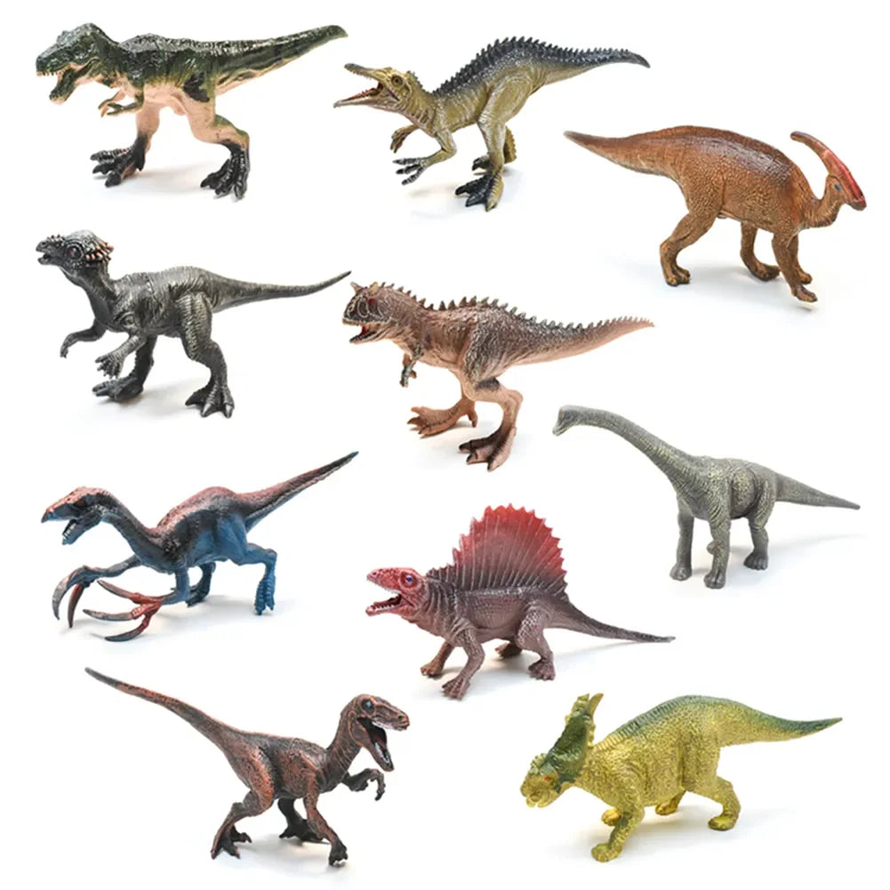 10 Styles 15cm Dinosaur Models Toys Jurassic Tyrannosaurus Indominus Rex Triceratops Brontosaurus Boys Small Gifts for Children