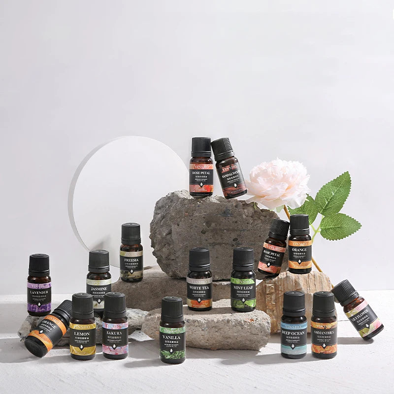 1PC 10ml Essential Oils For Aromatherapy Diffuser Humidifie Hilton Plant Aroma Oil Help Sleep Lavender Home Fragrance Oils