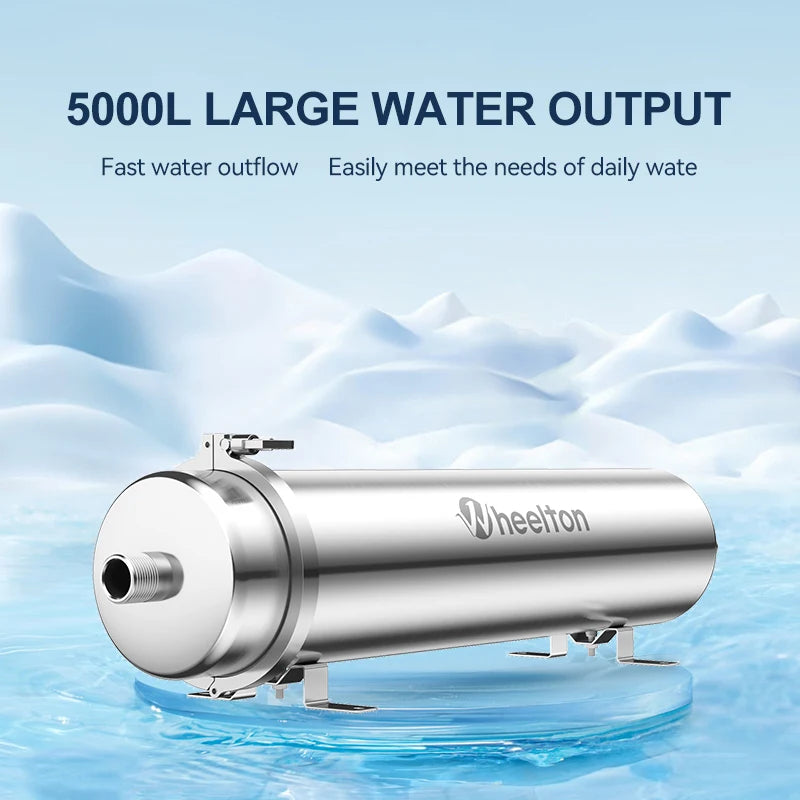 Wheelton 5000L/H Ultrafiltration 0.01μm Filter System Large Water Output For Bacterial Reduction Purifier Water