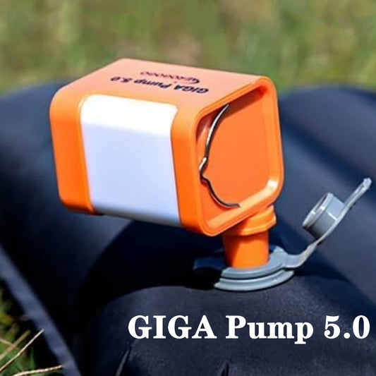 Mini Air Pump GIGA Pump 5.0 Electric Pump Inflation for Air Mattress Outdoor Camping Equipment Portable Pump Tools Night Light