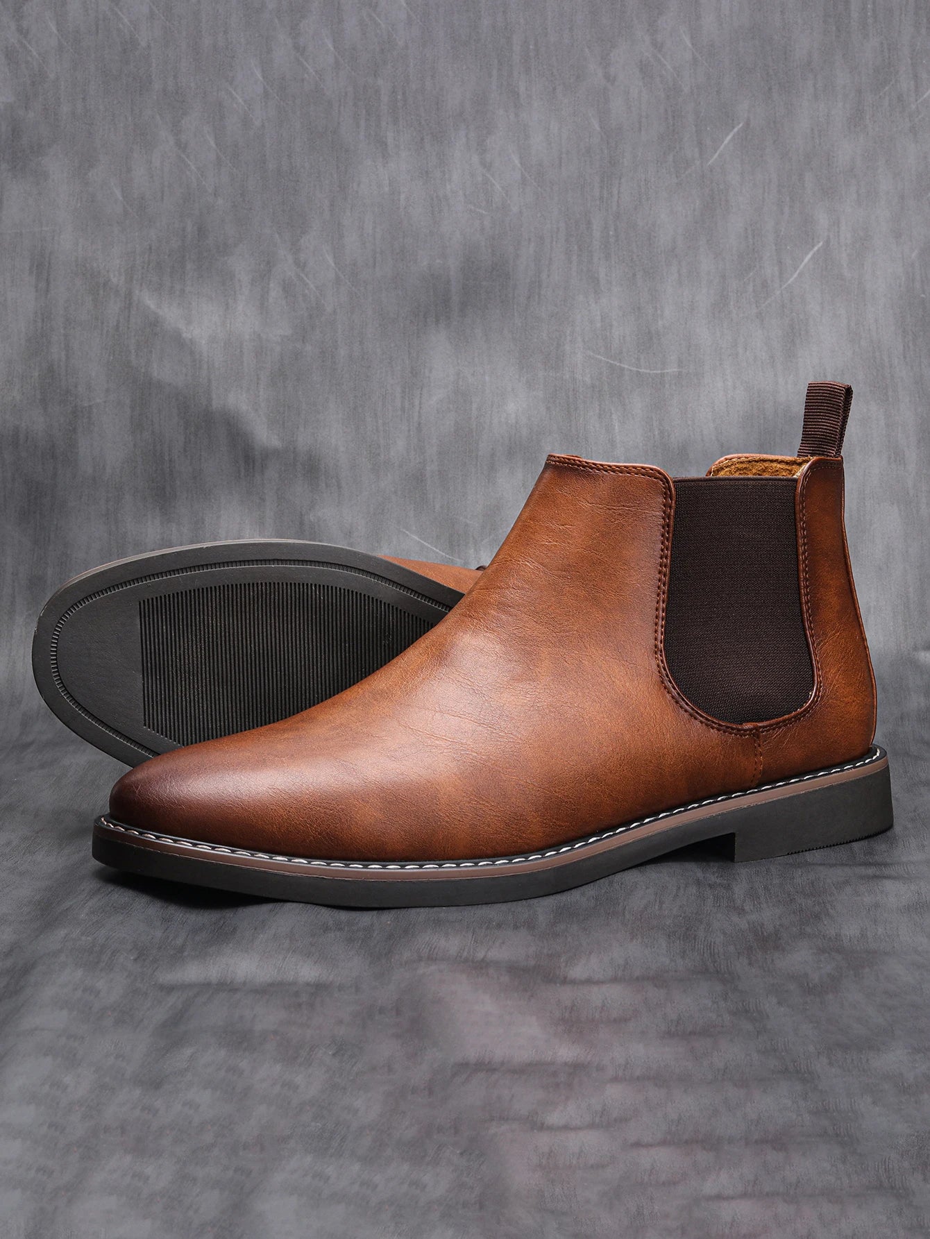 40~46 Men Chelsea Boots Brand Retro Comfortable 2023 Fashion Men Boots #KD5241