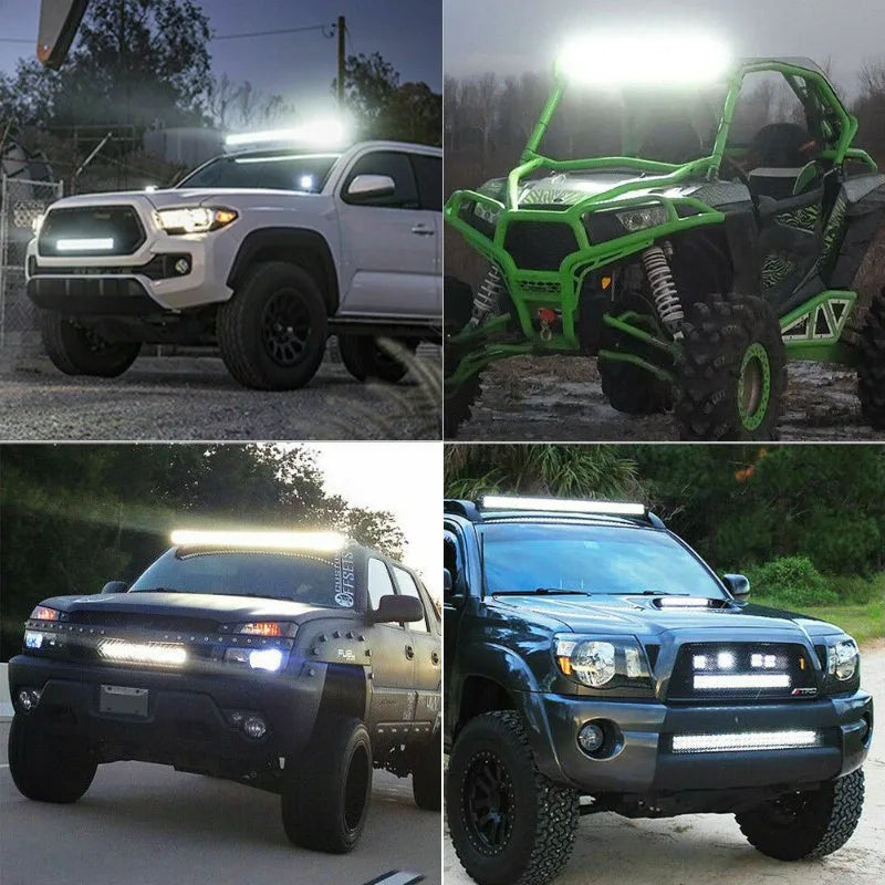 Tractor LED Work Light Bar 12V 24V 30V Combo Spot Flood IP68 For Off Road Harvester Vehicles SUV 4x4 4wd Truck Jeep Lorry