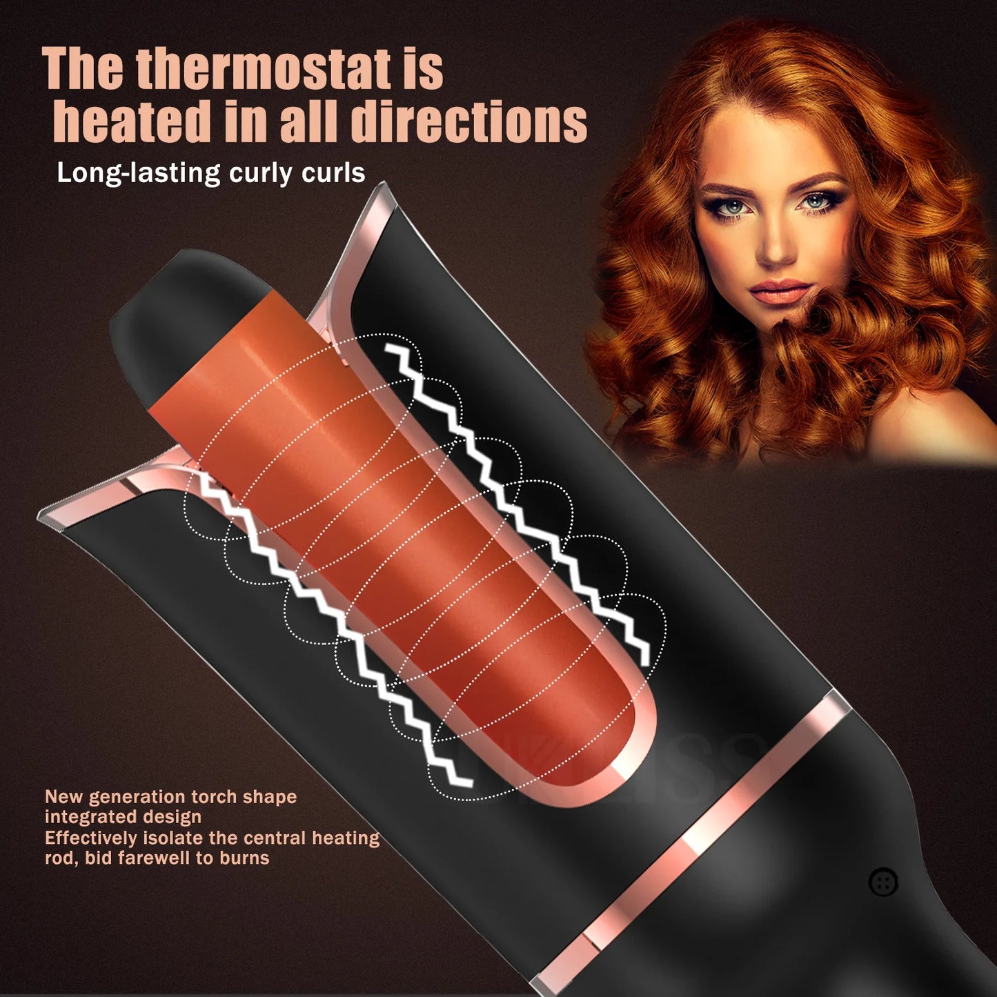 Automatically Hair Curler Automatic Looper Wavy Crimping Curl Tool