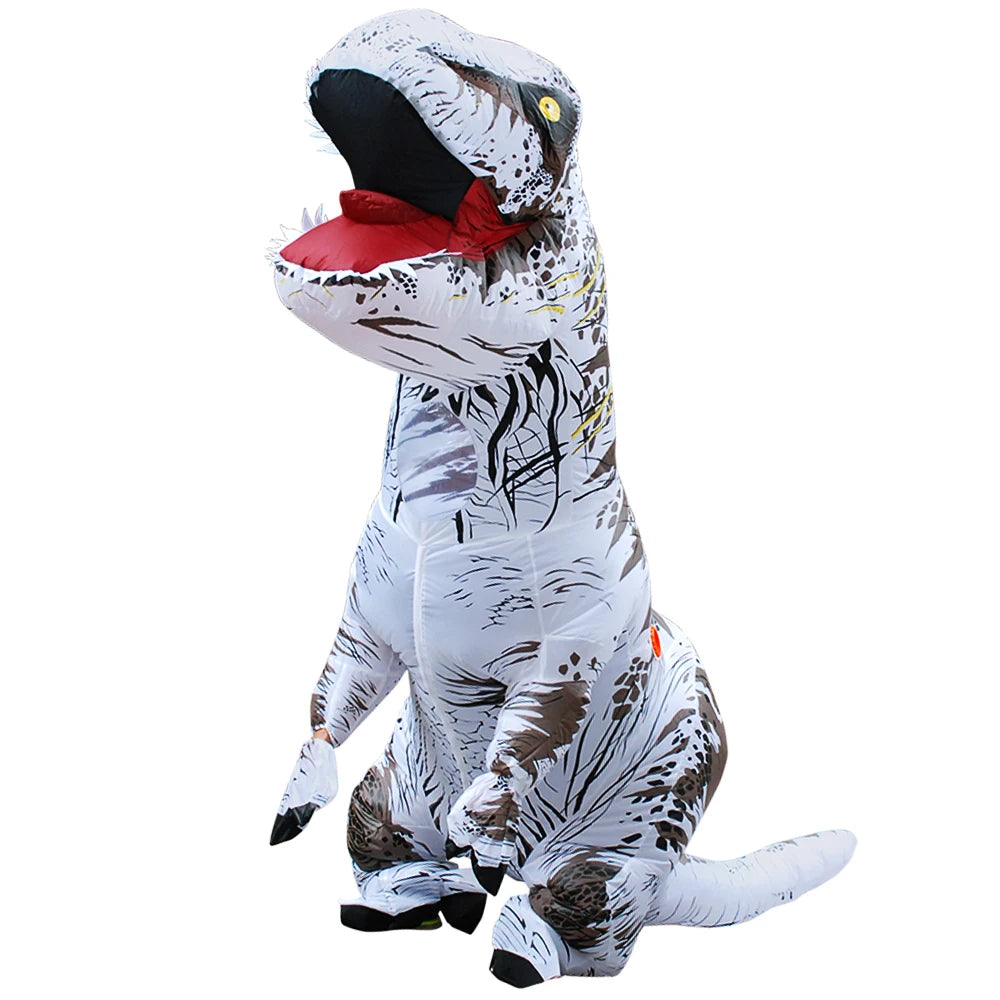 Halloween Mascot T-Rex Dinosaur Inflatable Costume Cartoon Doll Props Cosplay for Adult Kid Cosplay Christmas Funny Suits